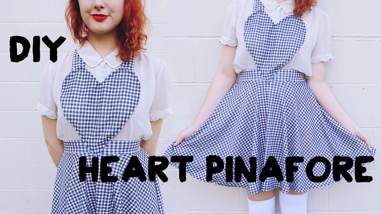 DIY Heart Pinafore