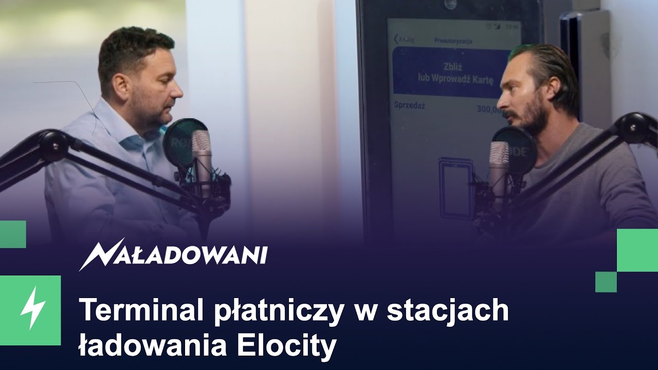 Terminal płatniczy w stacjach ładowania Elocity