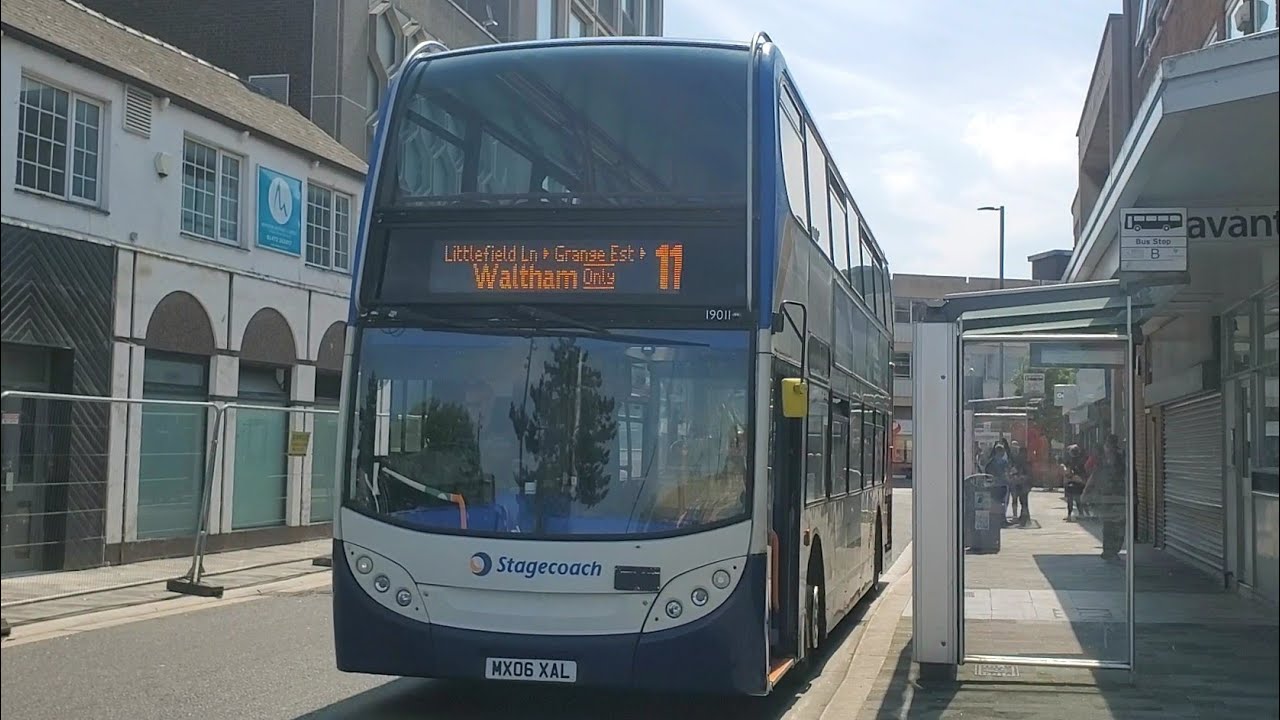 Route 11: Grimsby Riverhead Exchange to Waltham Cheapside (31/07/2024)