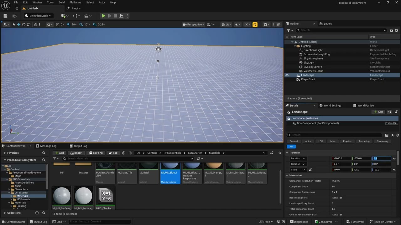 Unreal Engine 5: Procedural Road System - Project Setup [PREVIEW]
