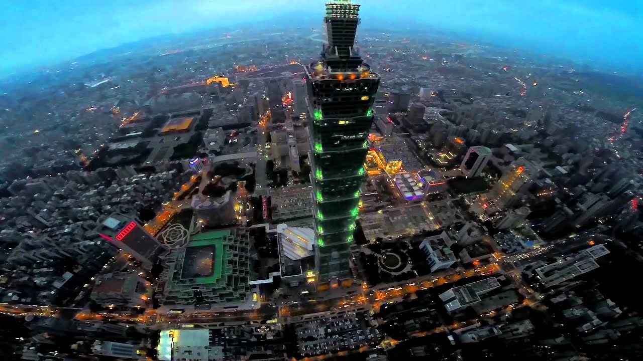 Taipei Taiwan 101 Tower 成功 手動設定畫質真好DJI P2+H3-3D+GOPRO3+