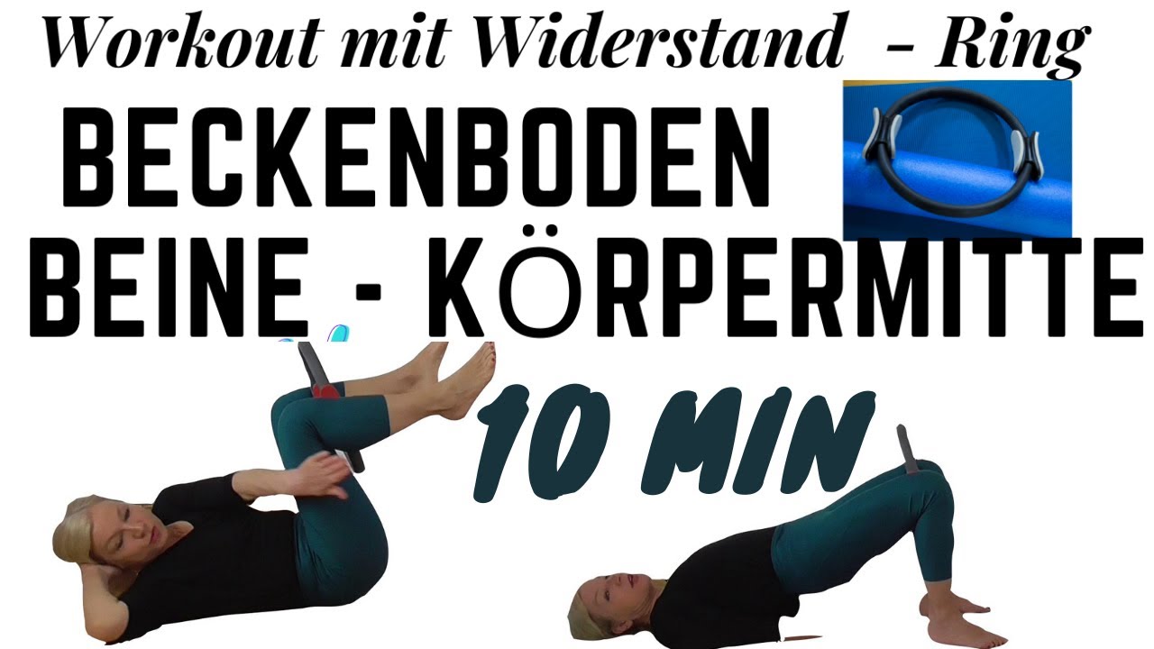 10 MIN Workout mit Pilates - Ring: Beckenboden & Körpermitte dynamisch aktiv gegen Inkontinenz