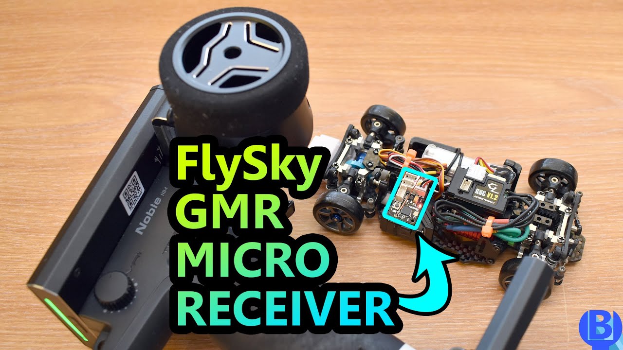 [Обзор] Микроприёмник FlySky GMR для Noble NB4 | Автомобильный приёмник 1/28