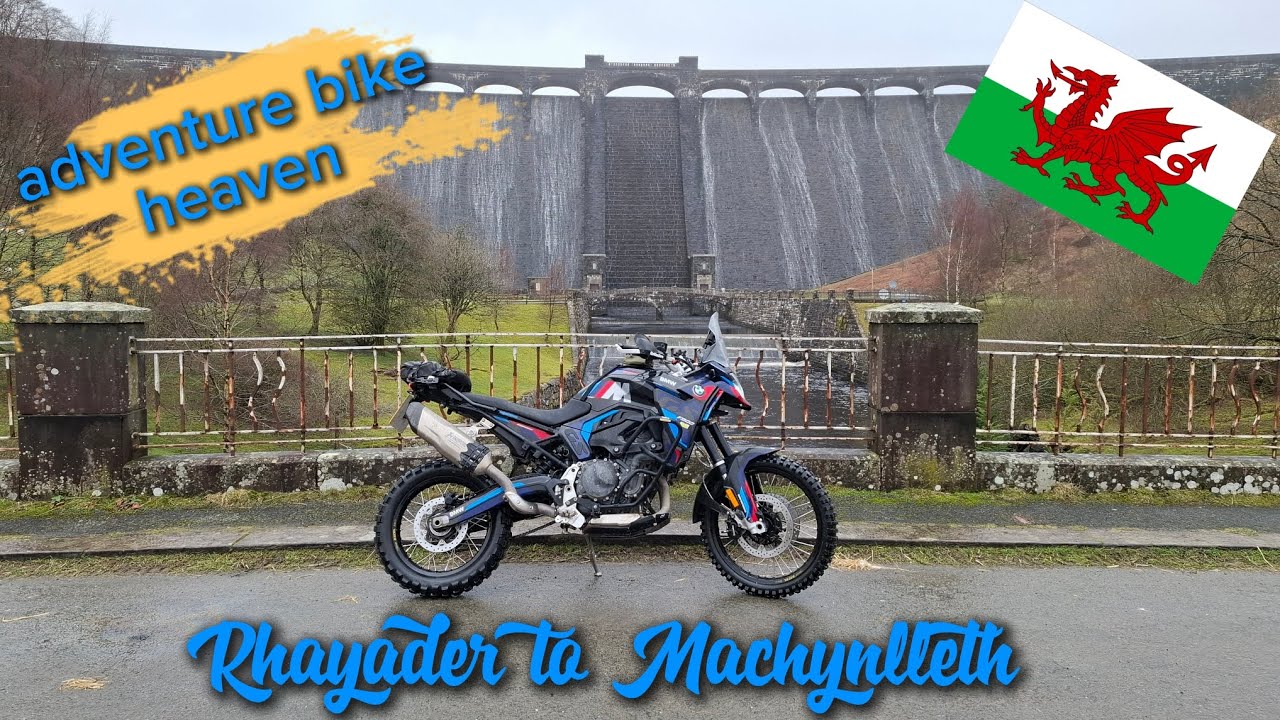 Adventure bike heaven on the bmw f900gs Rhayader to Machynlleth 