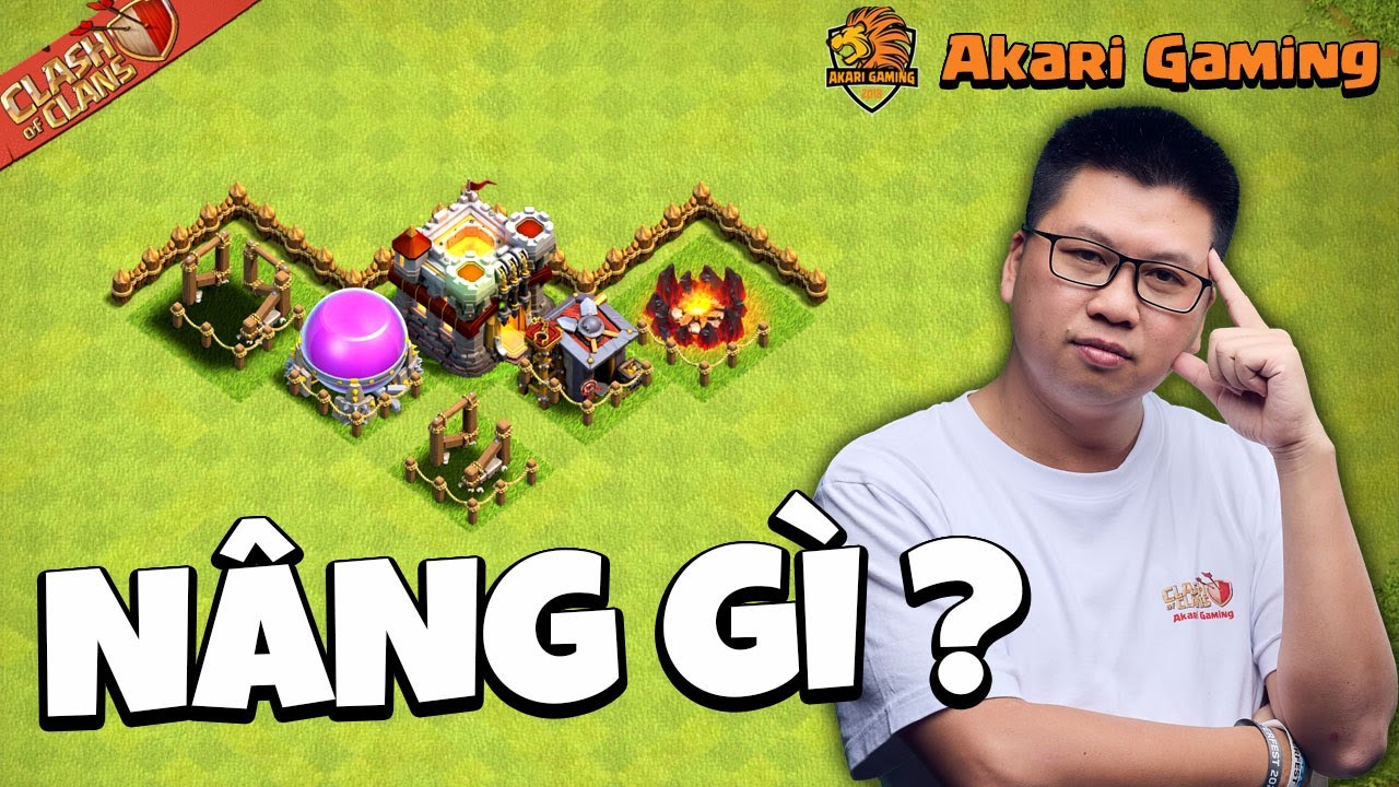 Nh&agrave; Ch&iacute;nh TH11 Mới L&ecirc;n N&acirc;ng G&igrave; - F2P Clash of clans #10 | Akari Gaming