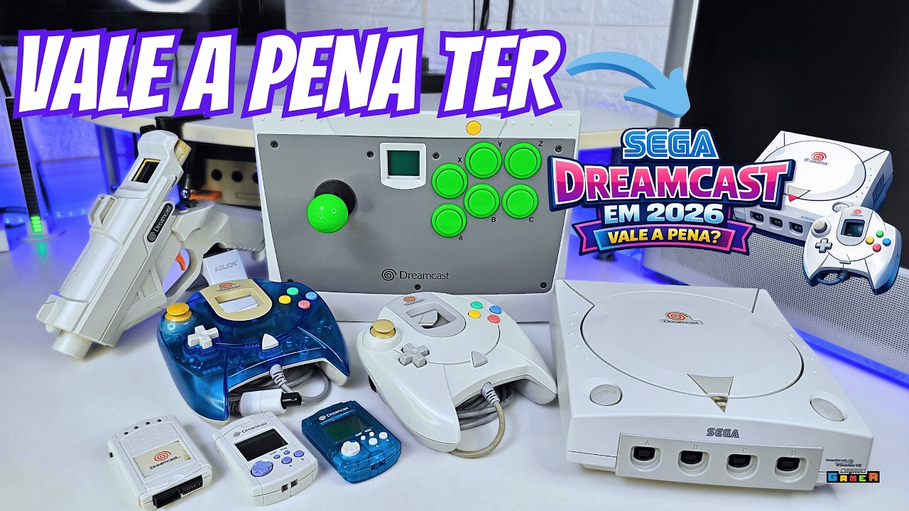 Sega Dreamcast em 2026, vale a pena?