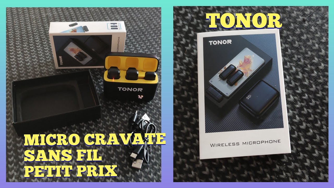 MICRO CRAVATE SANS FIL À PETIT PRIX. #tonor#microcravate #youtubevideo