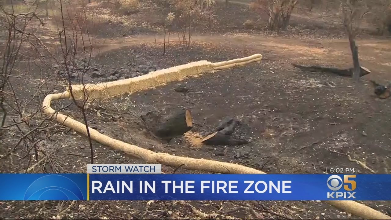 Bay Area Storm Leads To Flash Flood Watch For Kincade Fire Burn Zone