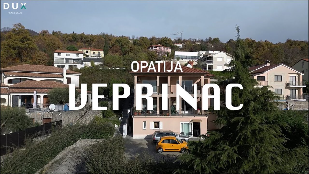 🏡 OPATIJA – VEPRINAC | STAN 2S+DB, 82 m² S OKUĆNICOM, BAZENOM I POGLEDOM NA MORE