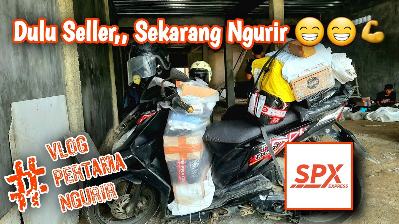 VLOG KURIR PERTAMA SETELAH BEBERAPA BULAN JOIN SPX EXPRESS, KURIR PEMULA WAJIB NONTON !!