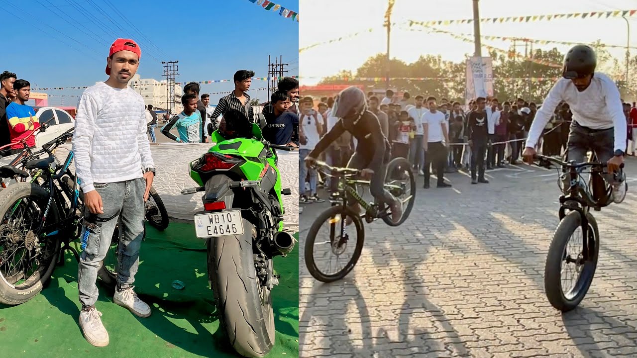 Hamari pehli mtb stunt show 😍 unexpected