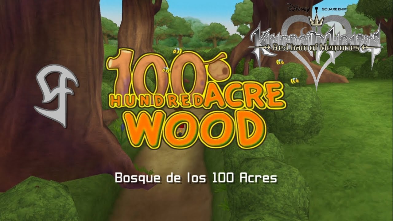 KH HD 1.5 ReMIX | Kingdom Hearts Re: Chain of Memories Guia 100% #9 Bosque de los 100 Acres y Riku