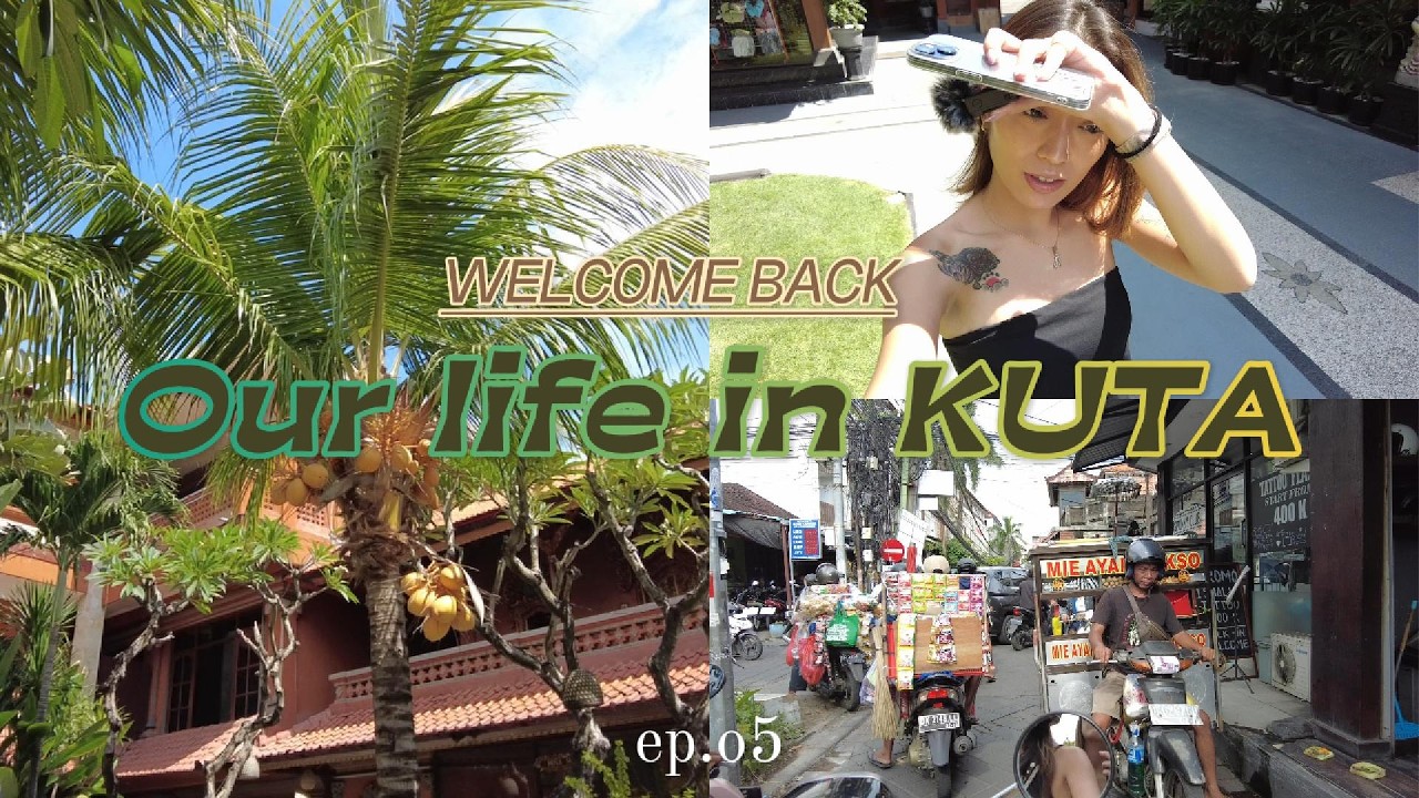 【バリVlog】KUTAへ移動🌴昔ながらなバリを感じたいならクタ一択‼️