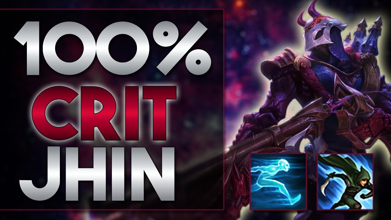 100% Crit Jhin Midlane + Ghost Stormraiders