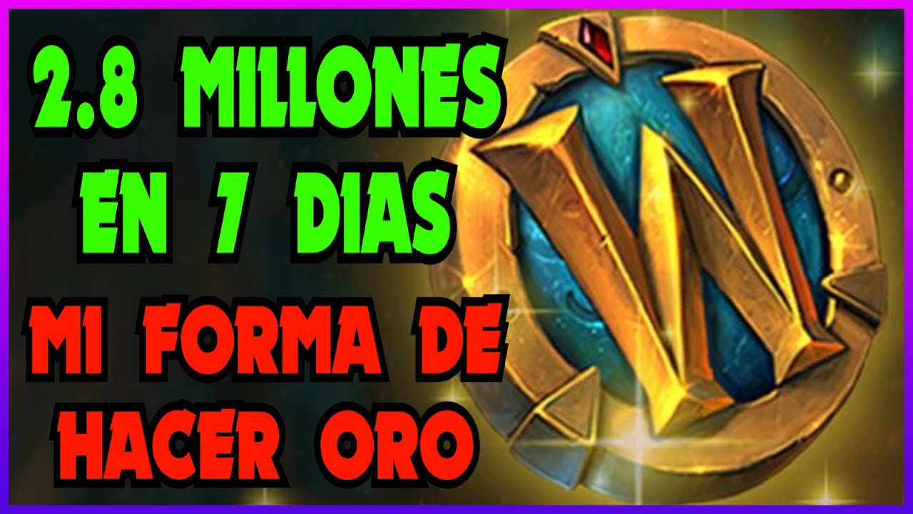 2.8 MILLONES DE ORO EN 7 DIAS Te enseño a farmear - Mi manera de hacer oro | Dantaes