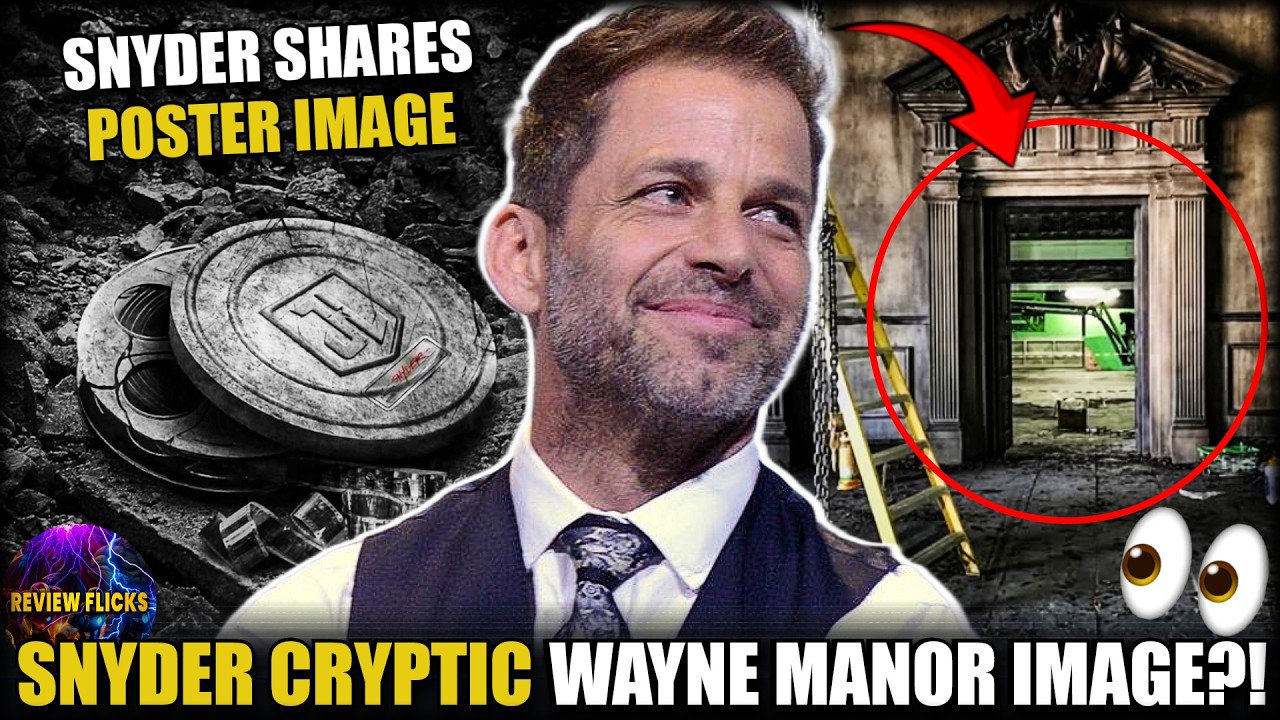 Zack Snyder Posts CRYPTIC Wayne Manor Image and Justice League Poster