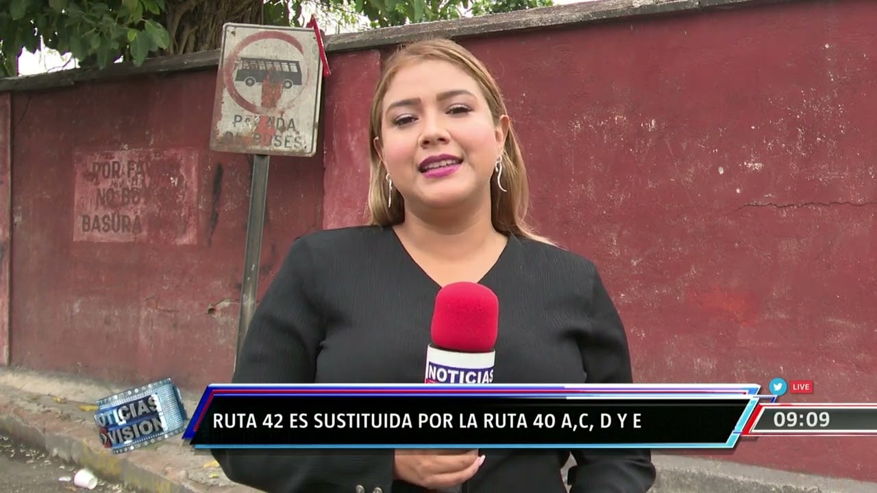 CAMBIO DE PUNTO DE BUSES RUTA 42