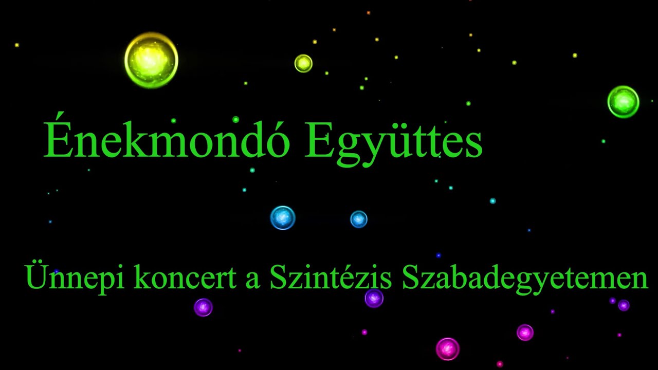 &Eacute;nekmond&oacute; Egy&uuml;ttes koncertje a Szint&eacute;zis Szabadegyetemen-Szepes M&aacute;ria eml&eacute;kest