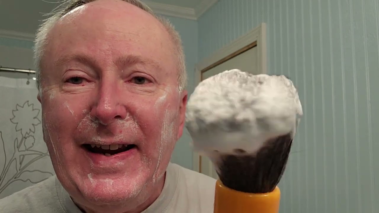 Face lather with stick soap and Leaf Twig Thorn
