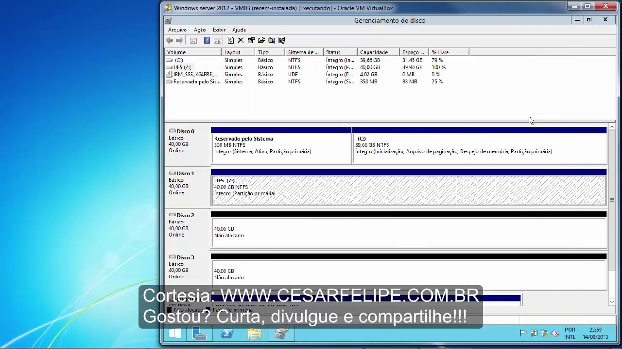 Aula 07 – Windows server 2012 – Preparando um servidor DFS