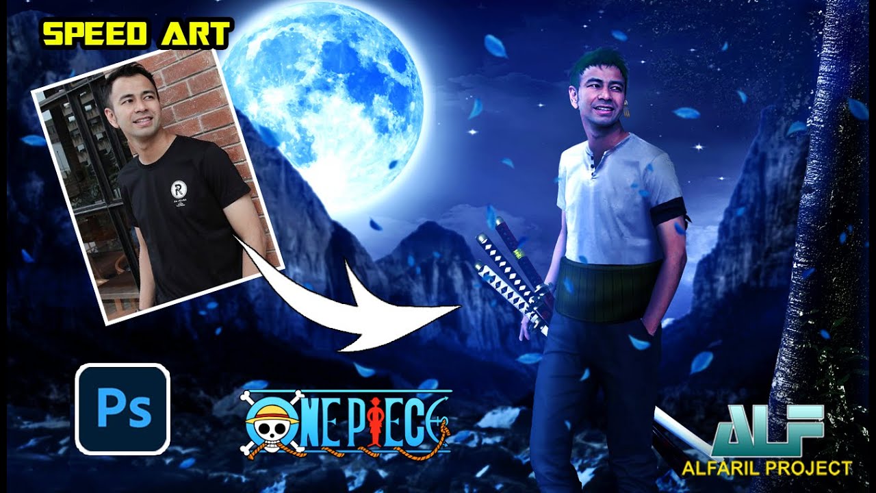 (Speed Art ) Photoshop manipulation | Roronoa zoro Onepiece