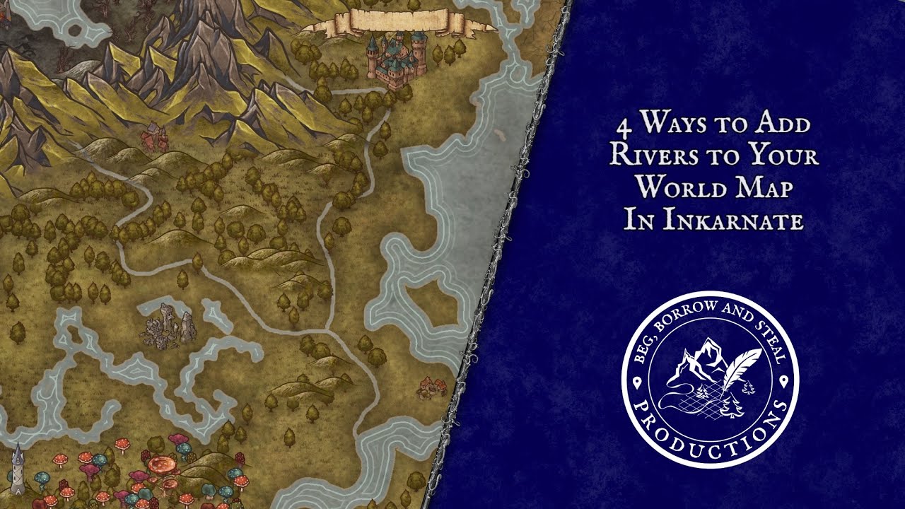 4 Ways to Add Rivers to World Maps in Inkarnate