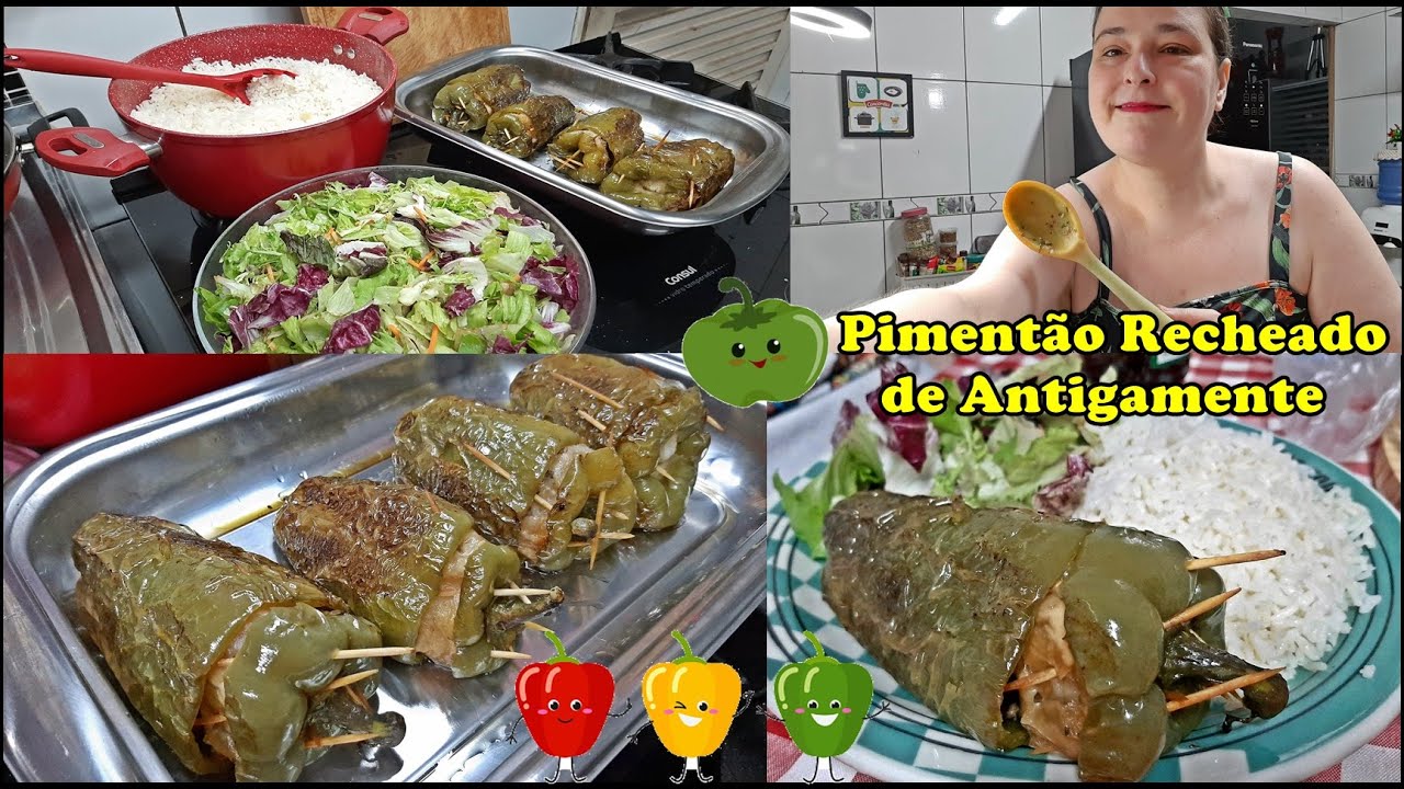 Pimentão Recheado de Antigamente - Receita de Família