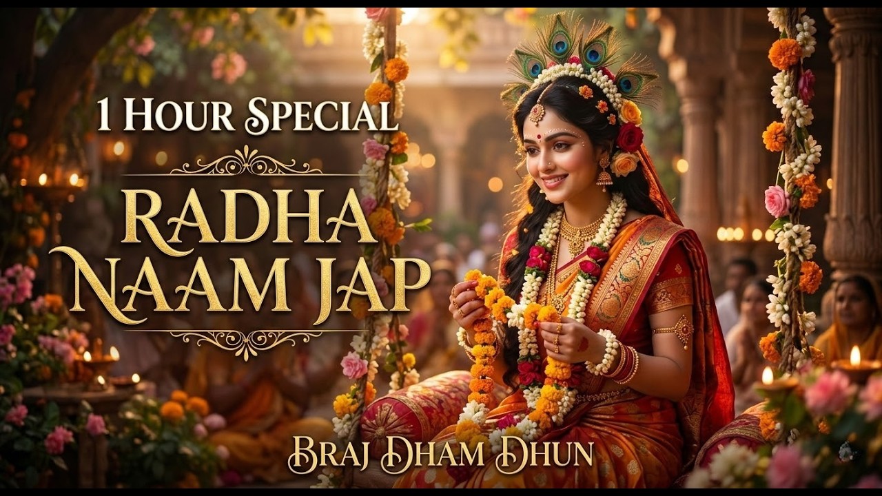 अखंड श्री राधा नाम जप | Shri Radha Naam Jaap |Times Radha Naam Dhun | Krishna Ji & Radha Ji
