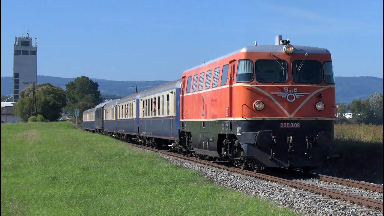 Regiobahn ÖBB 2050.09 Oldtimerfahrt von Korneuburg nach Ernstbrunn am 21. 9. 2025