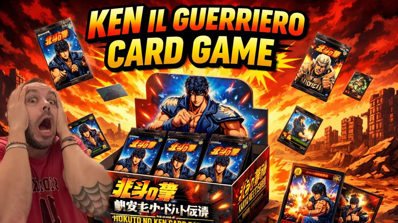 💥 HO TROVATO il RARO GIOCO DI CARTE di KEN IL GUERRIERO! 😱 Hokuto no Ken Card Battle dal Giappone 🇯🇵