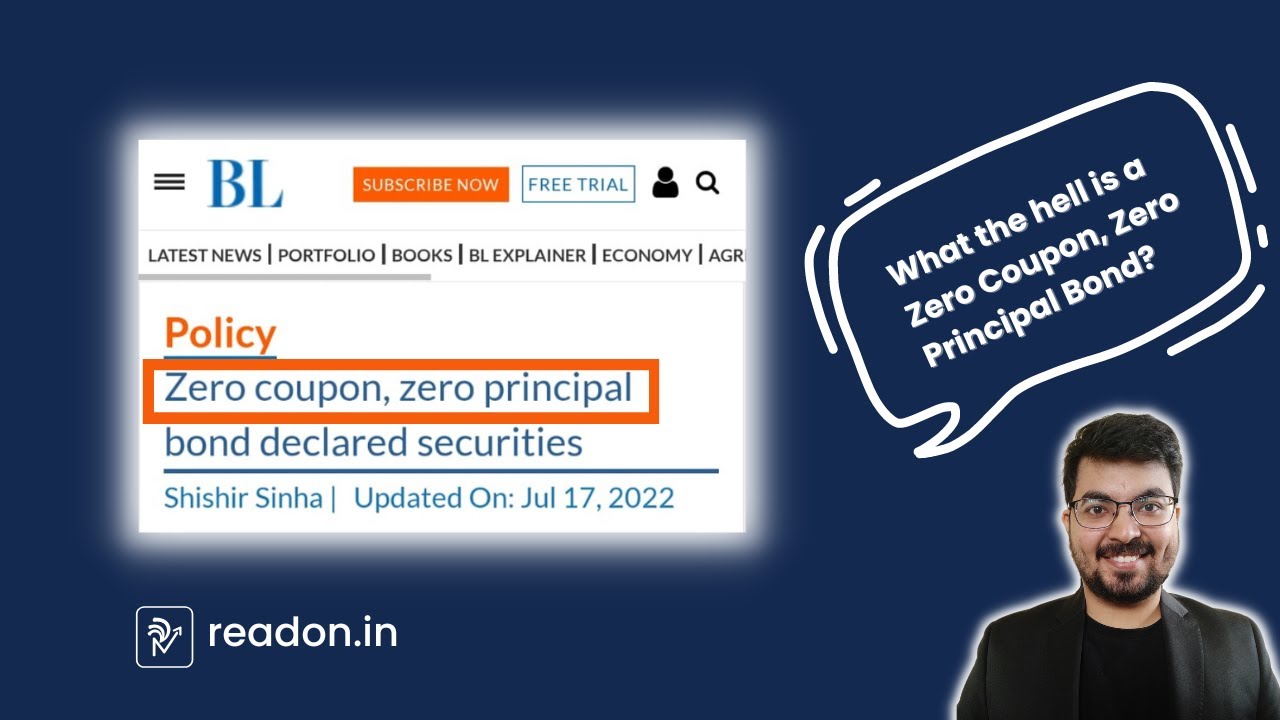 Zero Interest, Zero Principal Loans? | ZCZP Bonds Explained | Hinglish