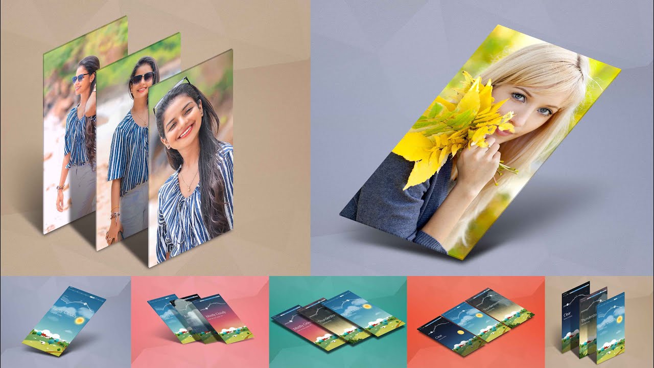 New 3D PSD Template | Creative 3D Photo effect free