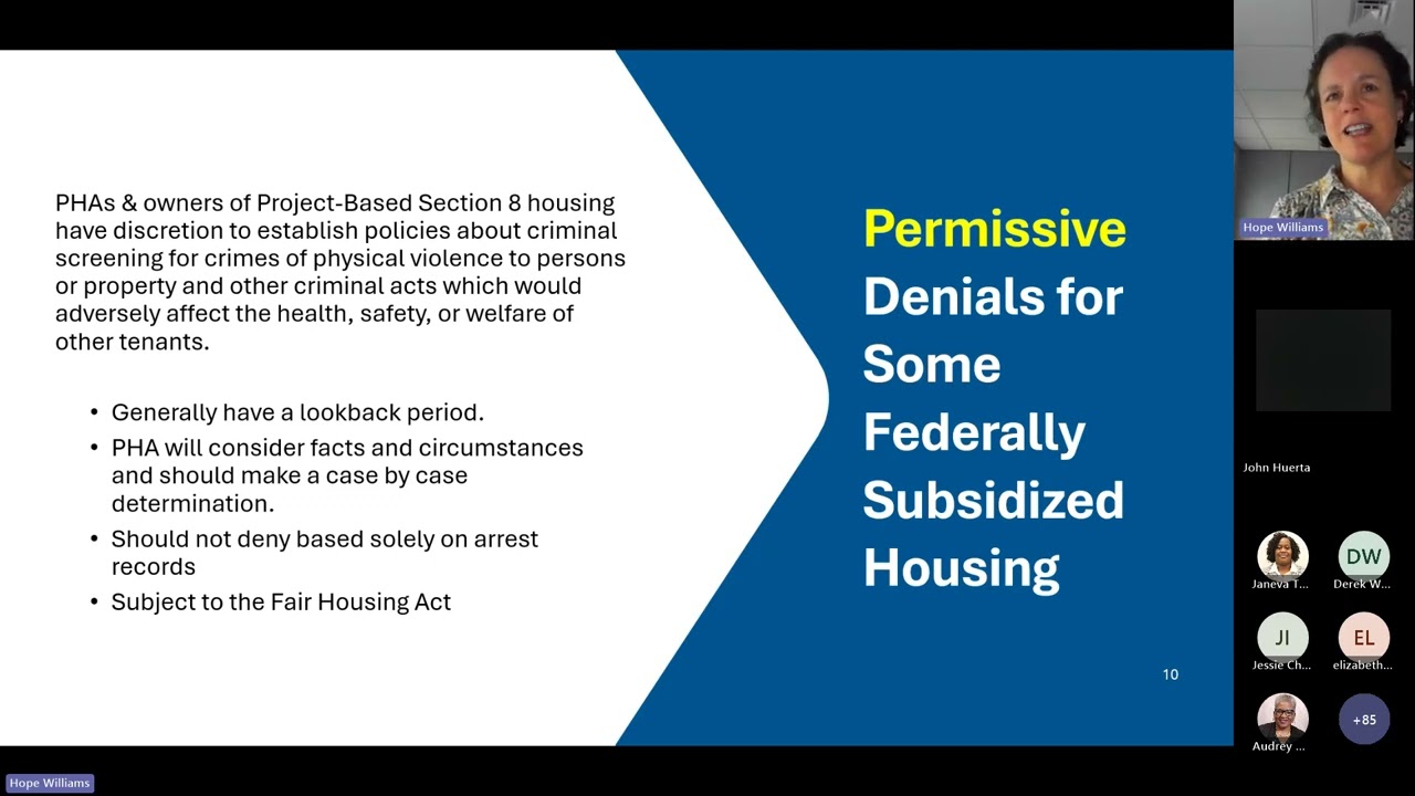 Better at Home:  Renting with a Criminal Record