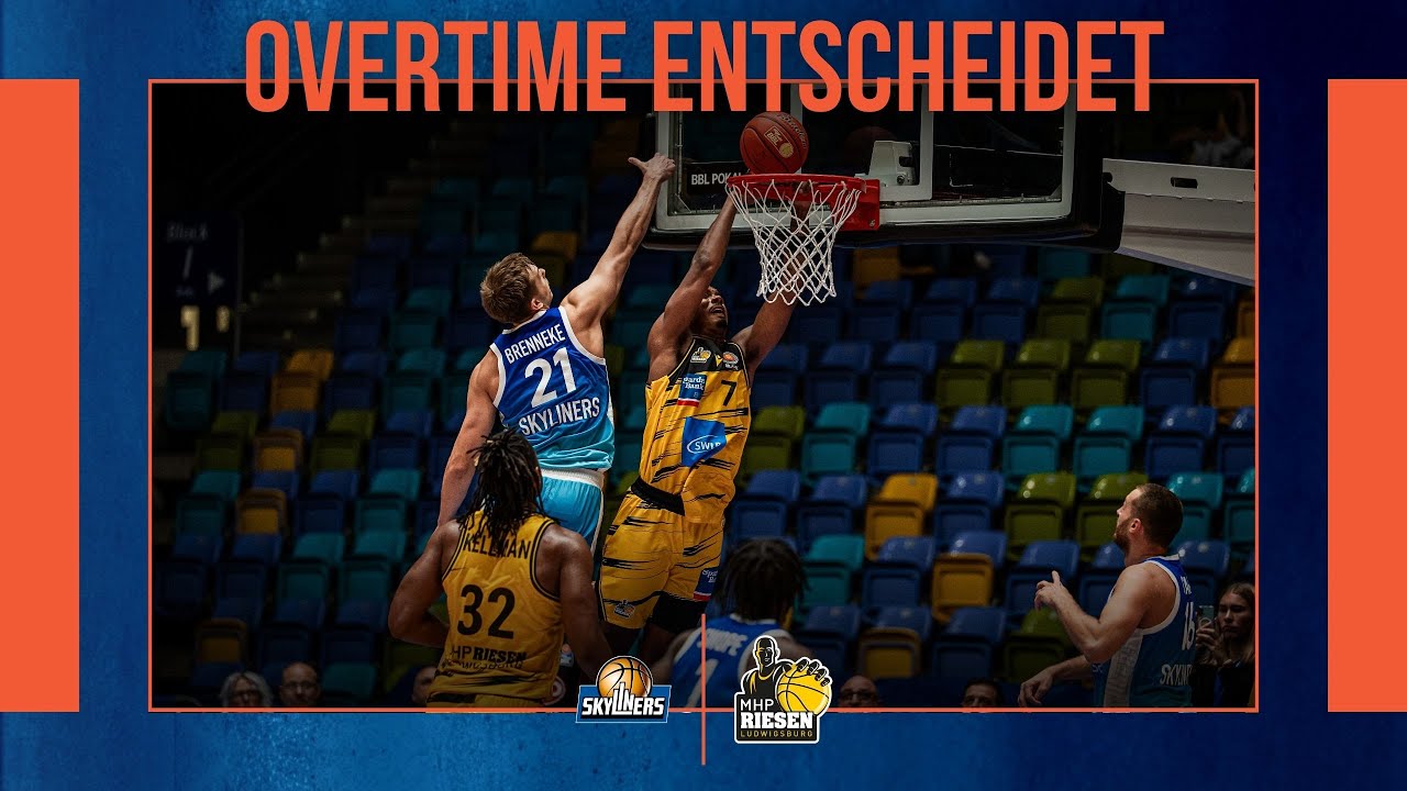 Highlights: Skyliners Frankfurt - MHP RIESEN Ludwigsburg | BBL Pokal | Dyn Basketball