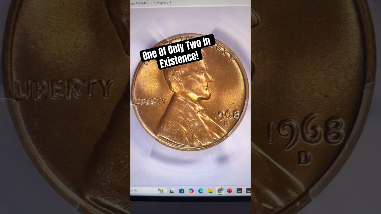 $8,000 LUCKY PAYDAY! 1968 Lincoln Cent The Most Valuable Of The Decade? #shorts