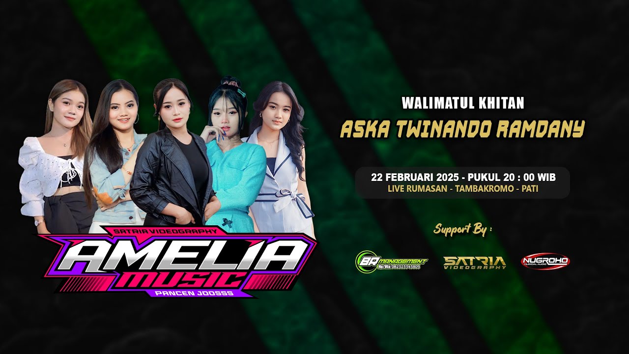 LIVE STREAMING AMELIA PANCEN JOSS - KHITANAN 