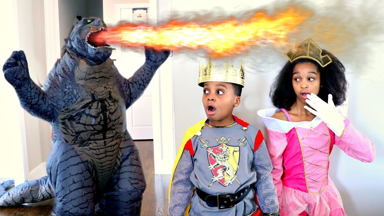 GODZILLA Takes Princess Shasha - Shiloh the Knight - Onyx Kids
