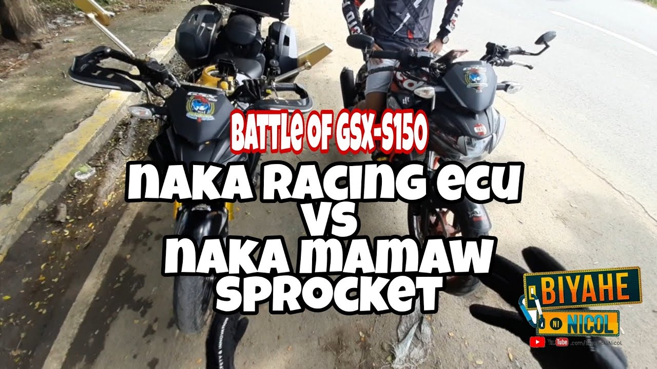 GSXS150 ECU VS GSXS MAMAW SPROCKET/part 1