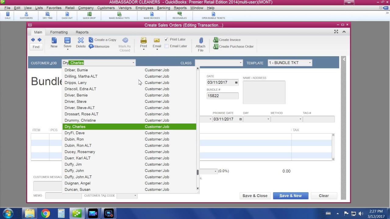 DryFi - The World's First Dry Cleaning Software To Work With QuickBooks