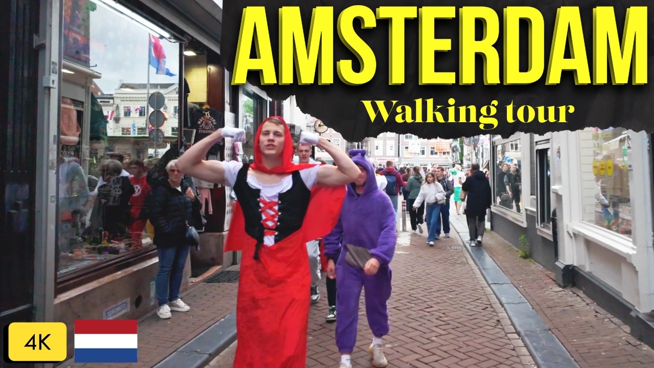 Amsterdam Walking Tour 4k 2025 | Virtual Tour Amsterdam | Walking Tour 4k | #walkingtour4k