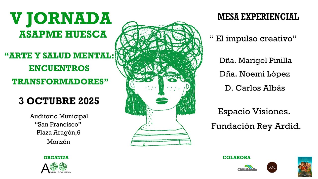Vídeo 03. V Jornada ASAPME Huesca Mesa Experiencial Espacio Visiones.