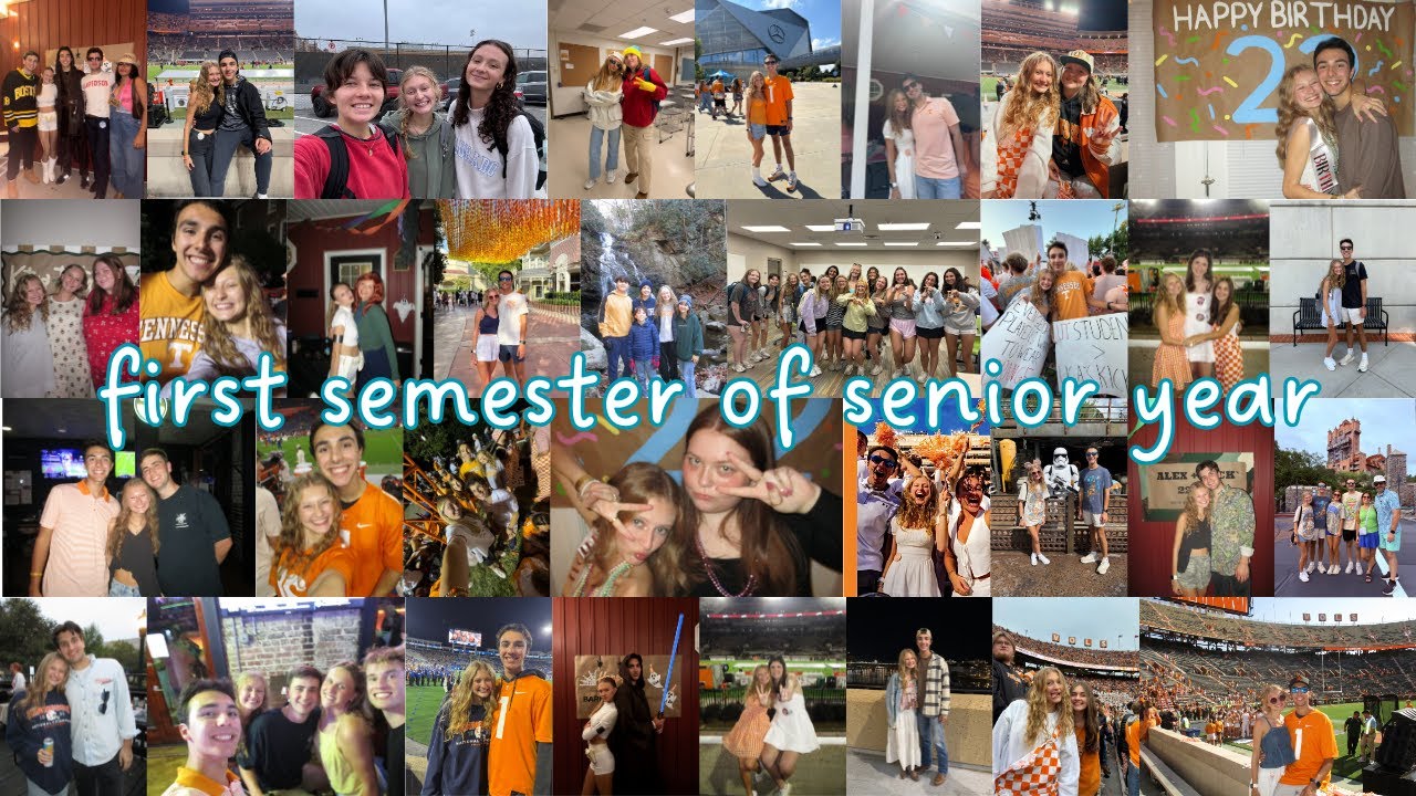 first semester of my senior year at utk