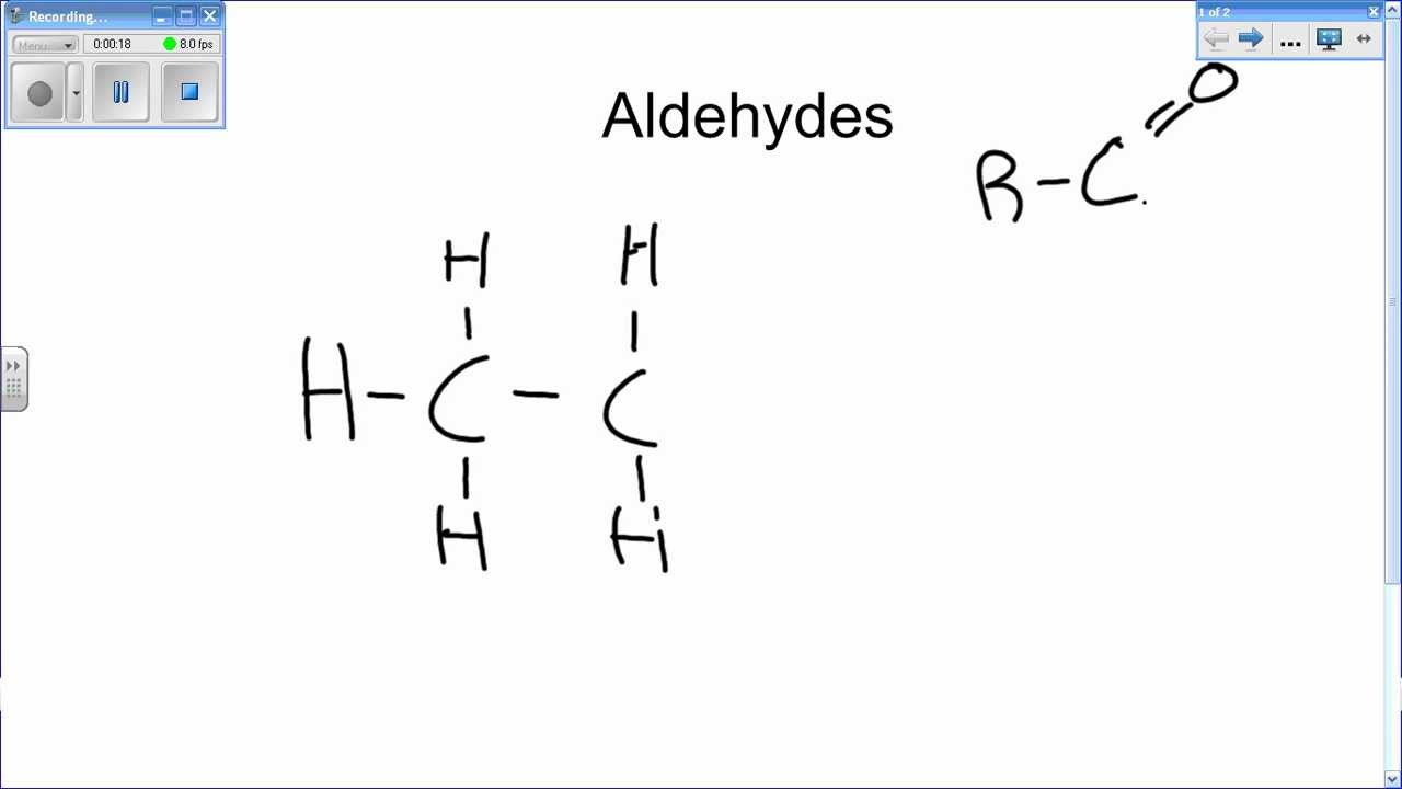 IB Chemistry Naming - Aldehydes
