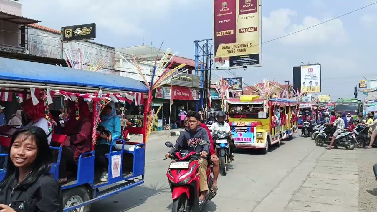 Karnaval sampang cilacap. 2025 #culture #hut #festival