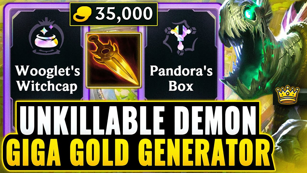 Wooglets on Round 4: Infinite Gold + Jeweled Gauntlet Fiddle = 226% HP on Q | League Arena Gameplay