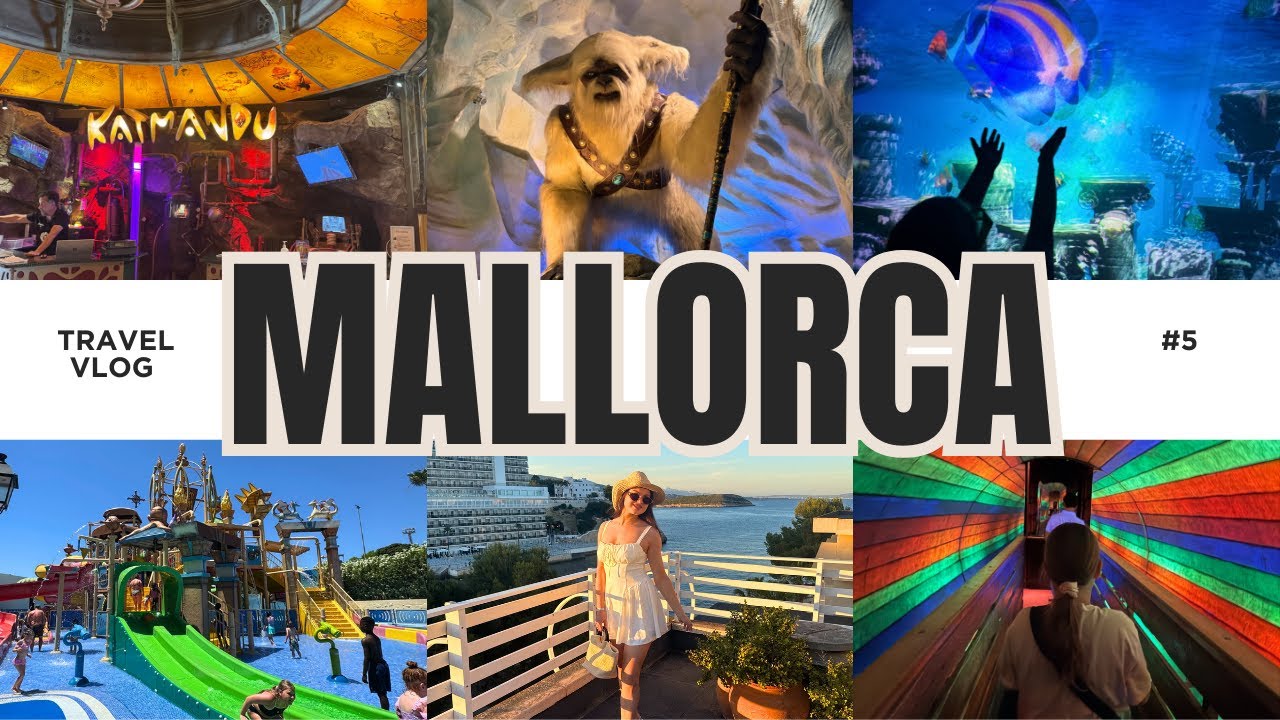 Mallorca Family Vlog Part 2: Magaluf & Katmandu Park Adventures | Spain Travel Vlog