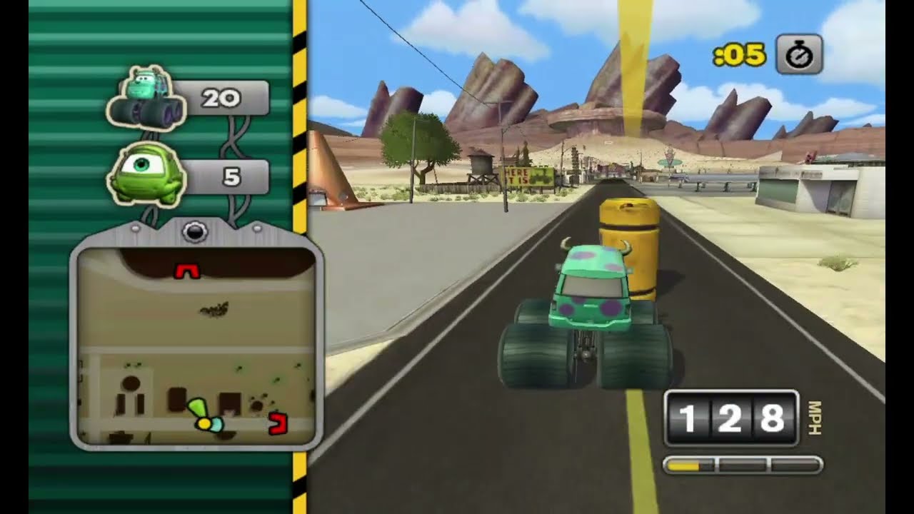 Cars Mater National Mike and Sulley's Last Laugh as Sulley Part 1