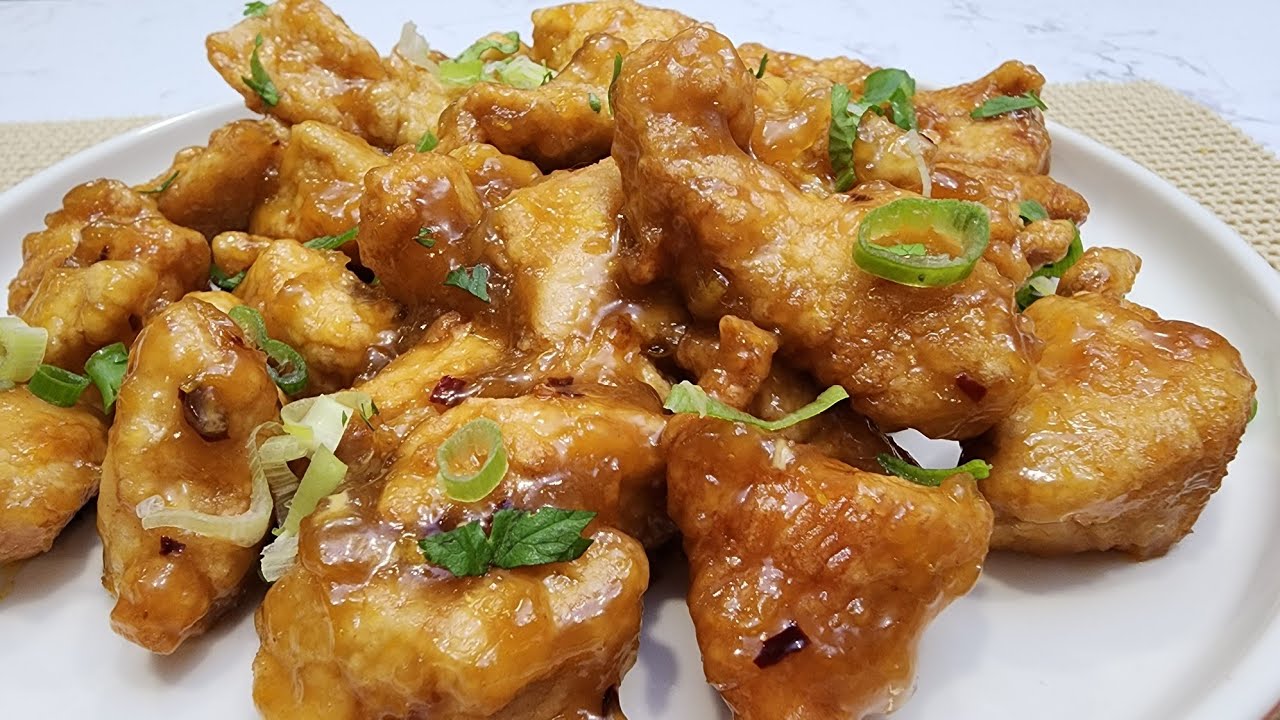 ¿YA PREPARO POLLO ASÍ? POLLO AGRIDULCE EN SALSA DE NARANJA - MUY FÁCIL Y DELICIOSO