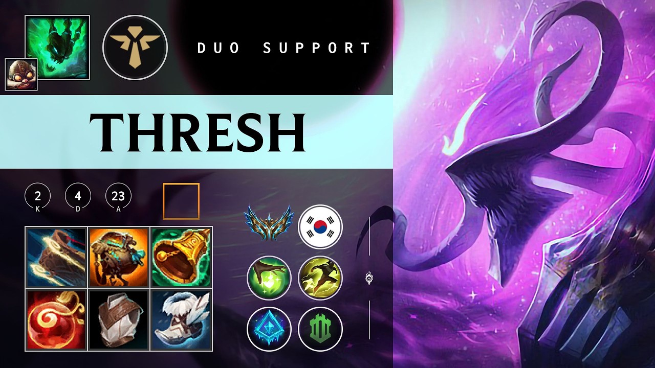 Thresh Support vs Rakan - KR Challenger Patch 26.03