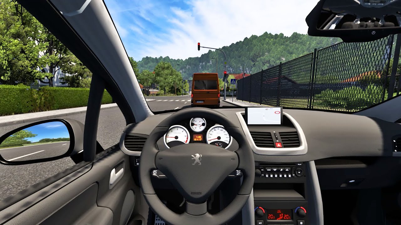 Peugeot 207 RC 2007 | Euro Truck Simulator 2 | Game Play